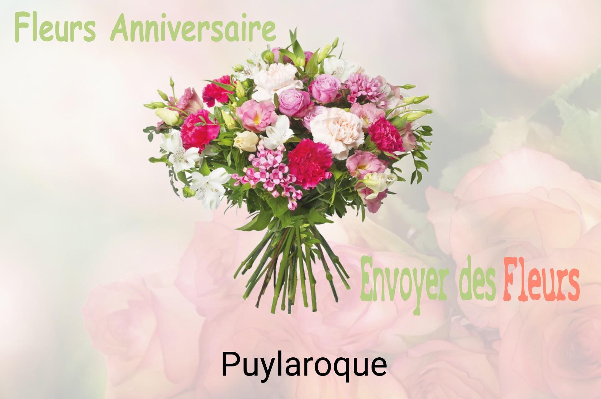 Bouquet de fleurs d’anniversaire livré à Puylaroque