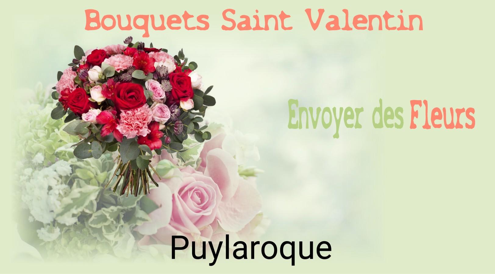 Roses de Saint-Valentin livrées à Puylaroque